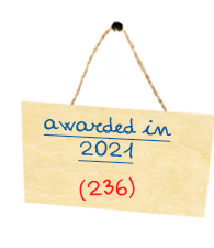 awarded in 2021
    