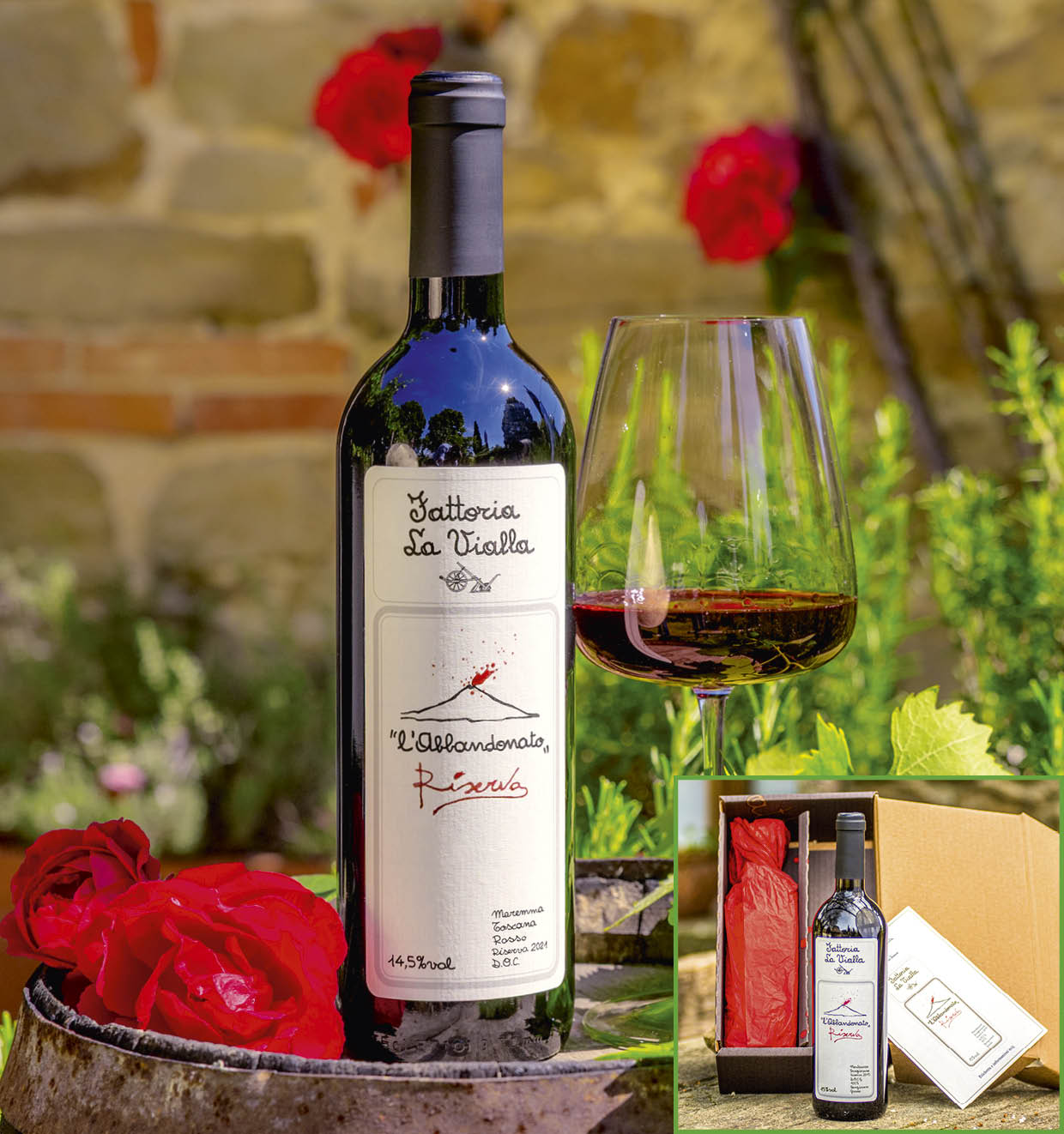 l'Abbandonato Riserva Maremma Toscana Rosso D.O.C. 2021