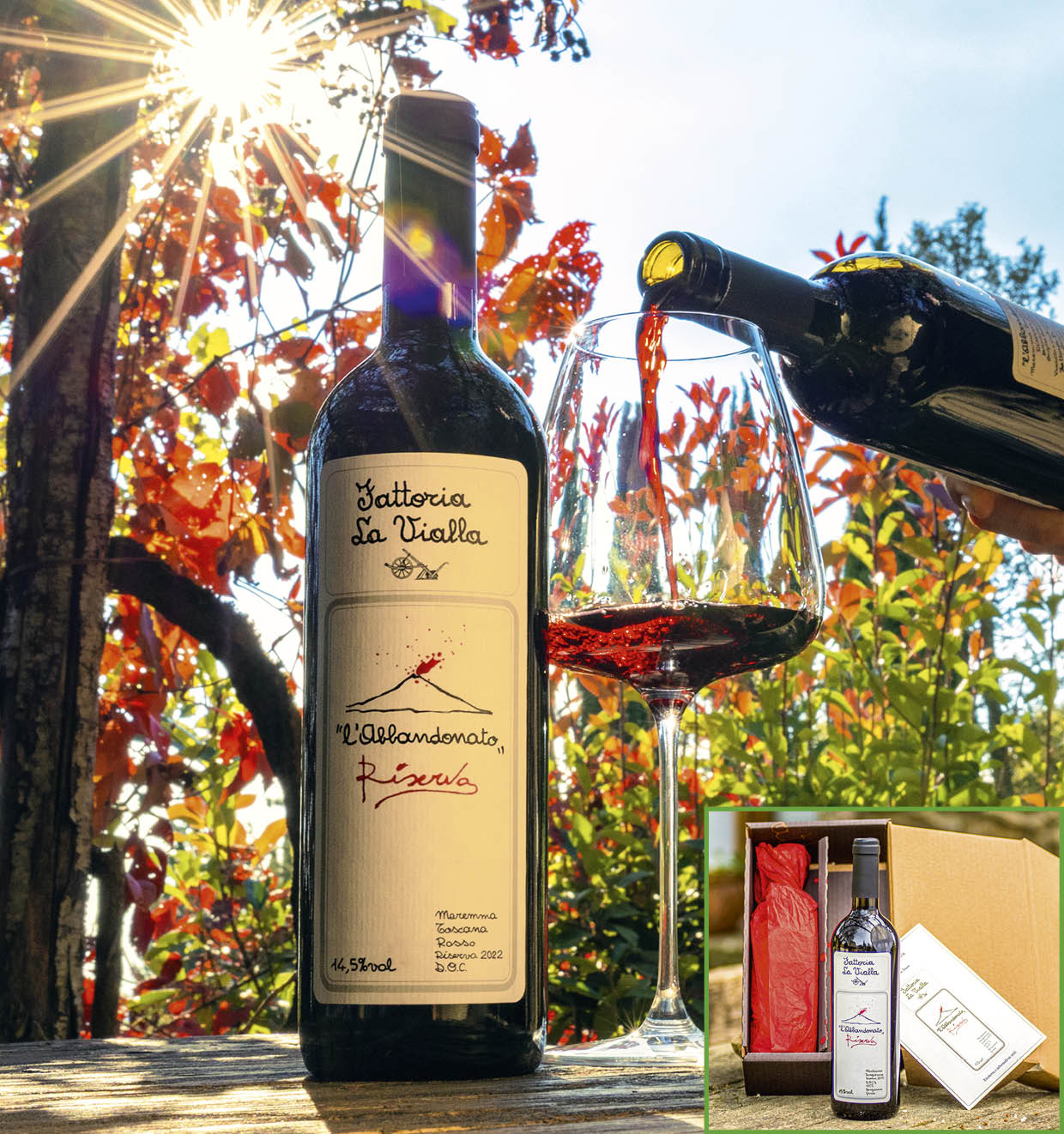 l'Abbandonato Riserva Maremma Toscana Rosso D.O.C. 2022
