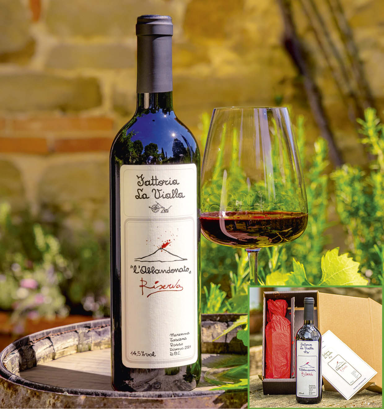l'Abbandonato Riserva Maremma Toscana Rosso D.O.C. 2021