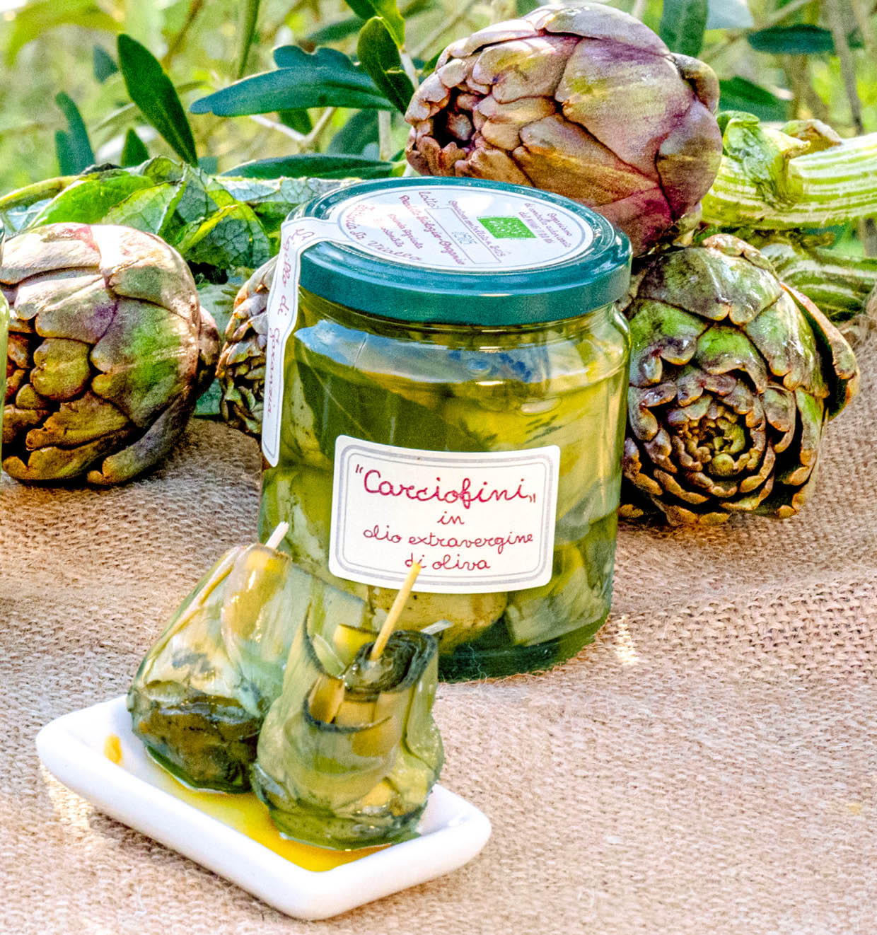 Small Artichokes in Extra Virgin Olive Oil