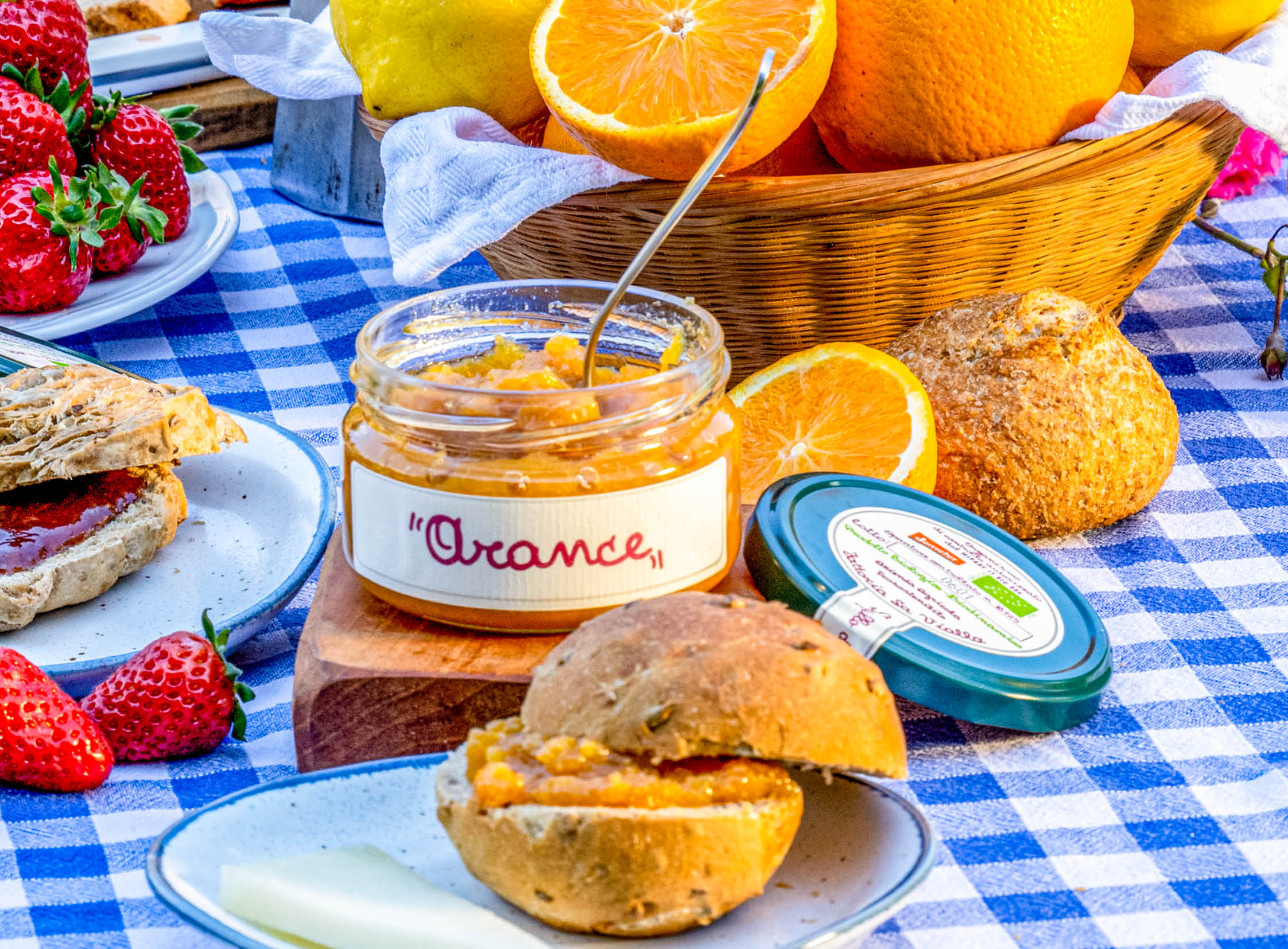 4 gl. orange Orangenmarmelade Extra (Karton mit 4 Gläsern zu 225 g ...