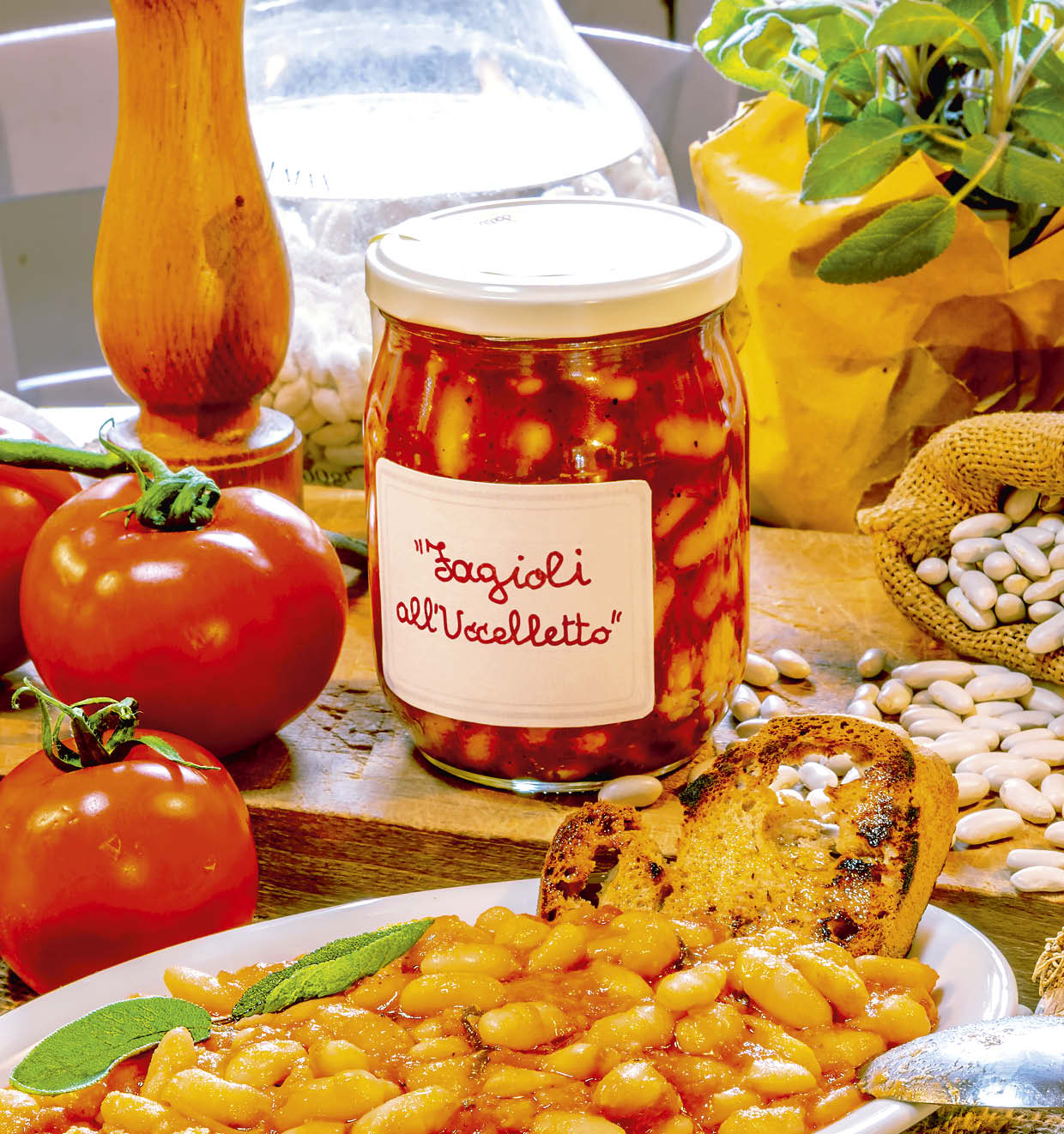 Fagioli all'Uccelletto