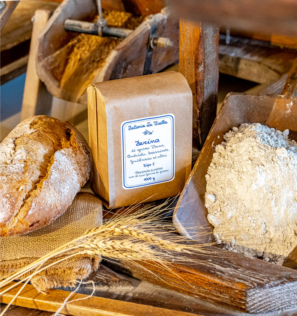 Semi Wholegrain Soft Wheat Flour