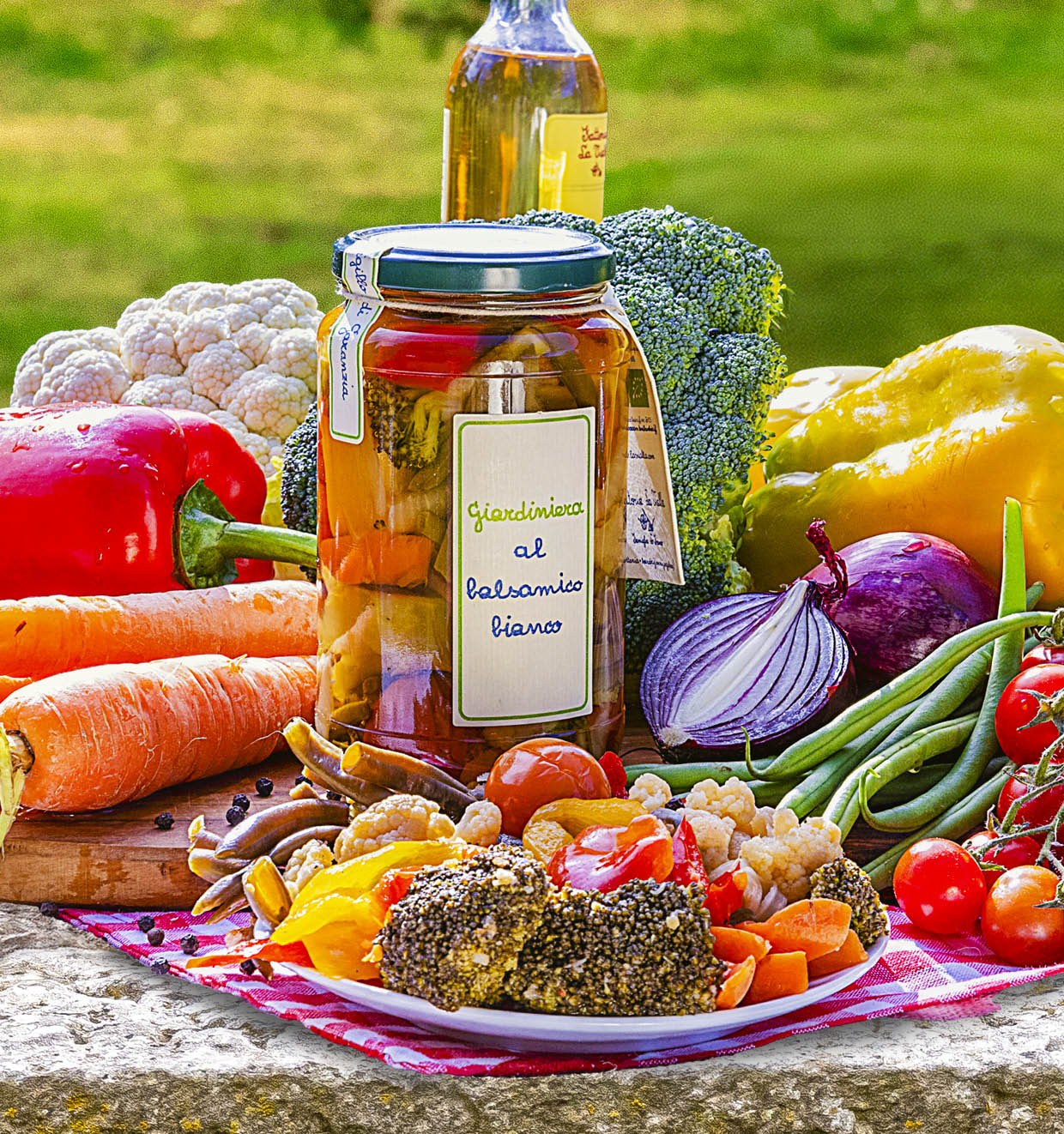 Giardiniera al balsamico bianco