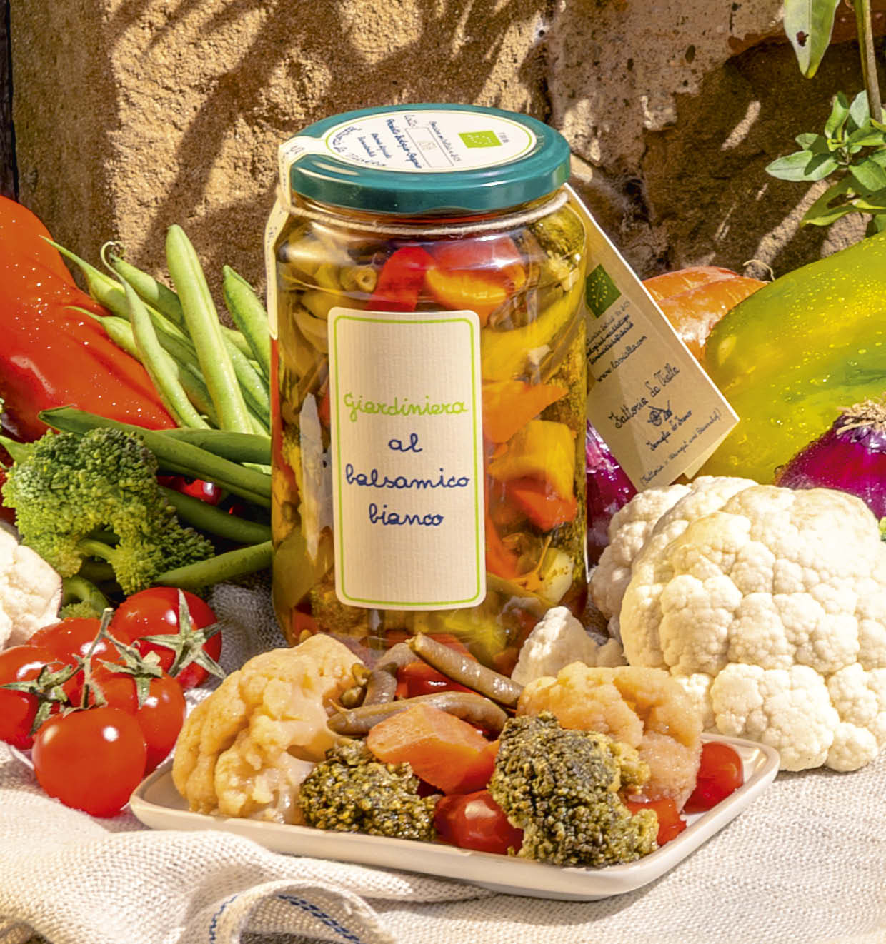 Giardiniera al balsamico bianco