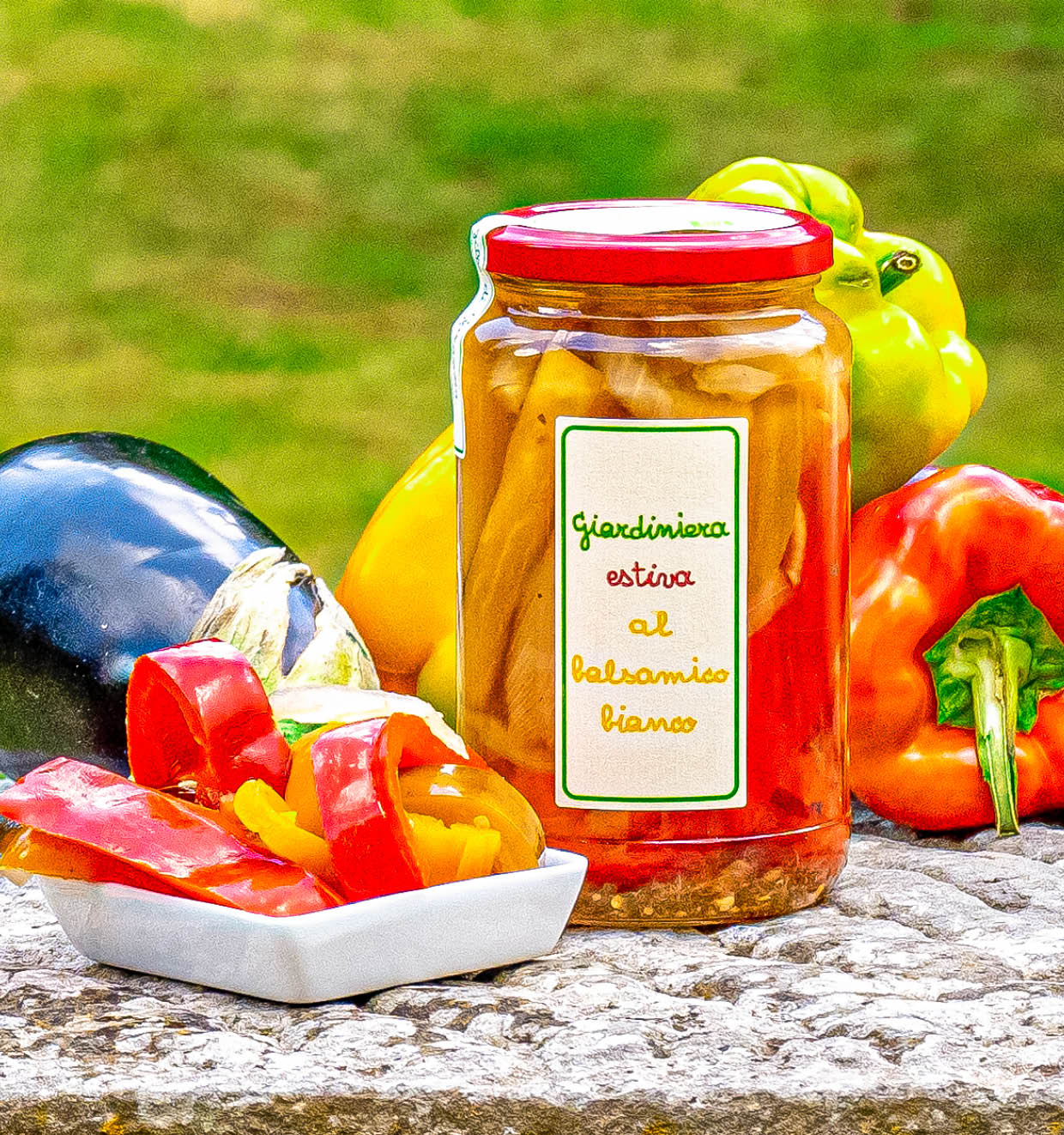 Giardiniera estiva al balsamico bianco