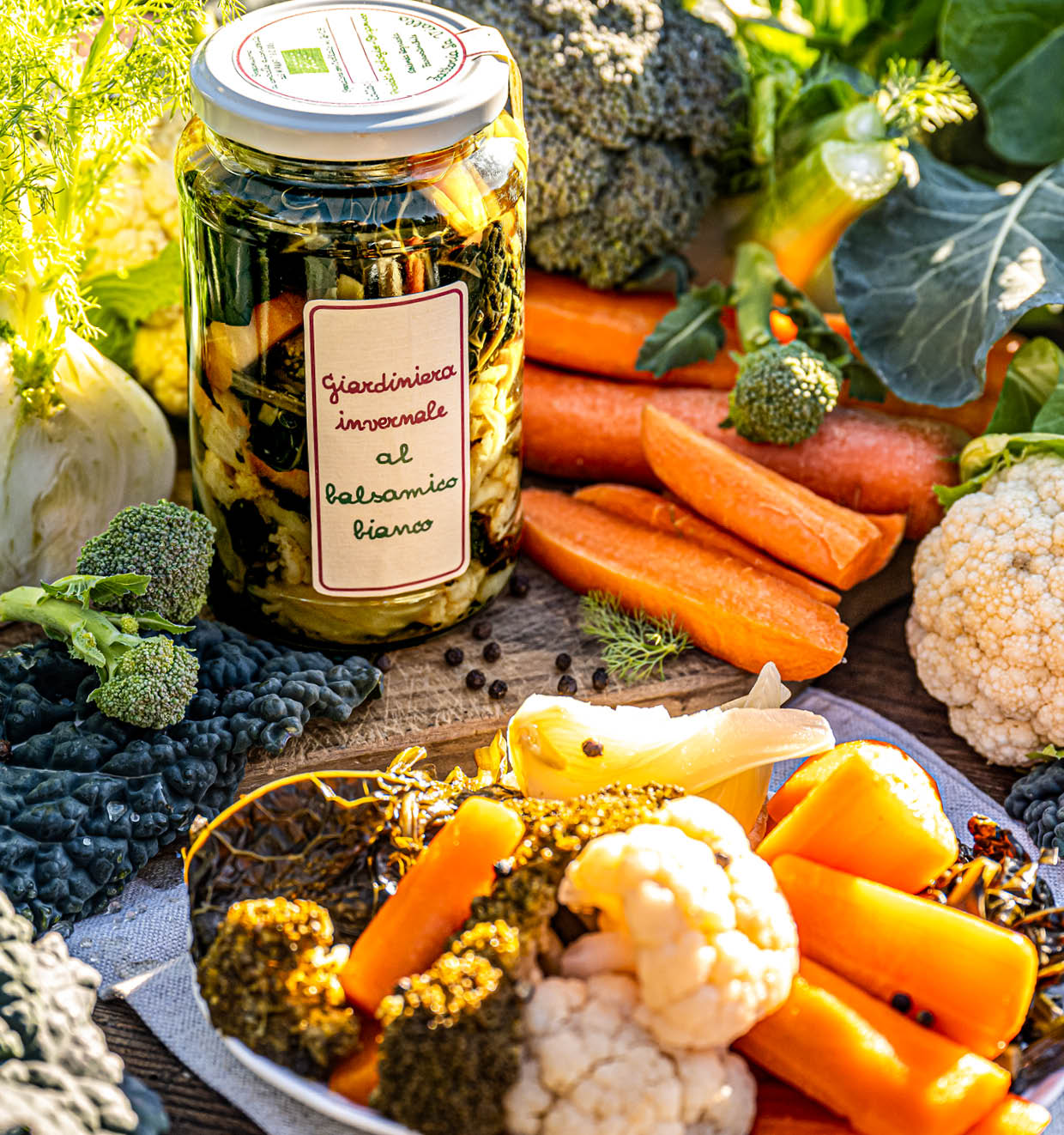 Giardiniera Invernale al balsamico bianco