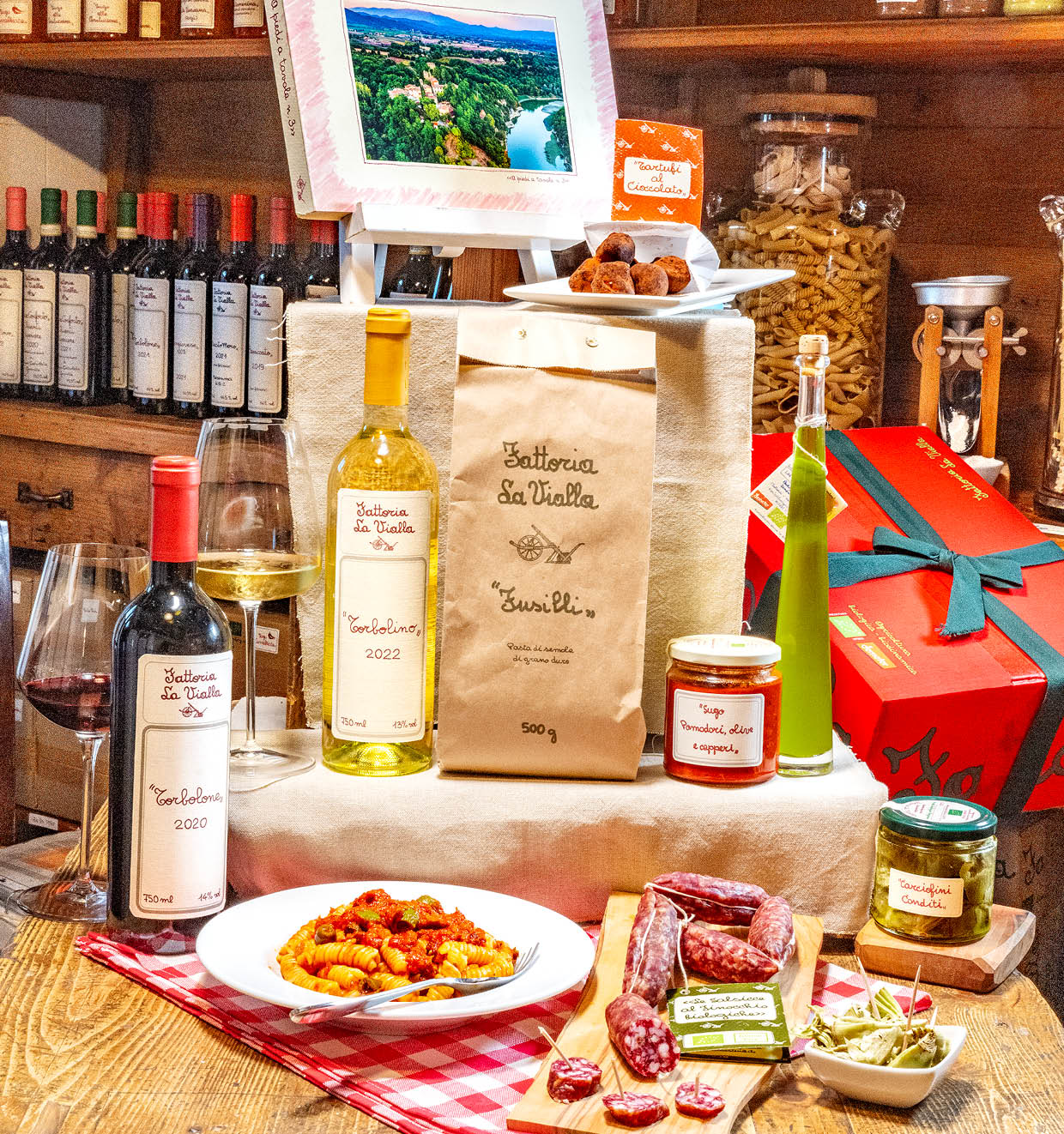 Das Mittagessen ist angerichtet