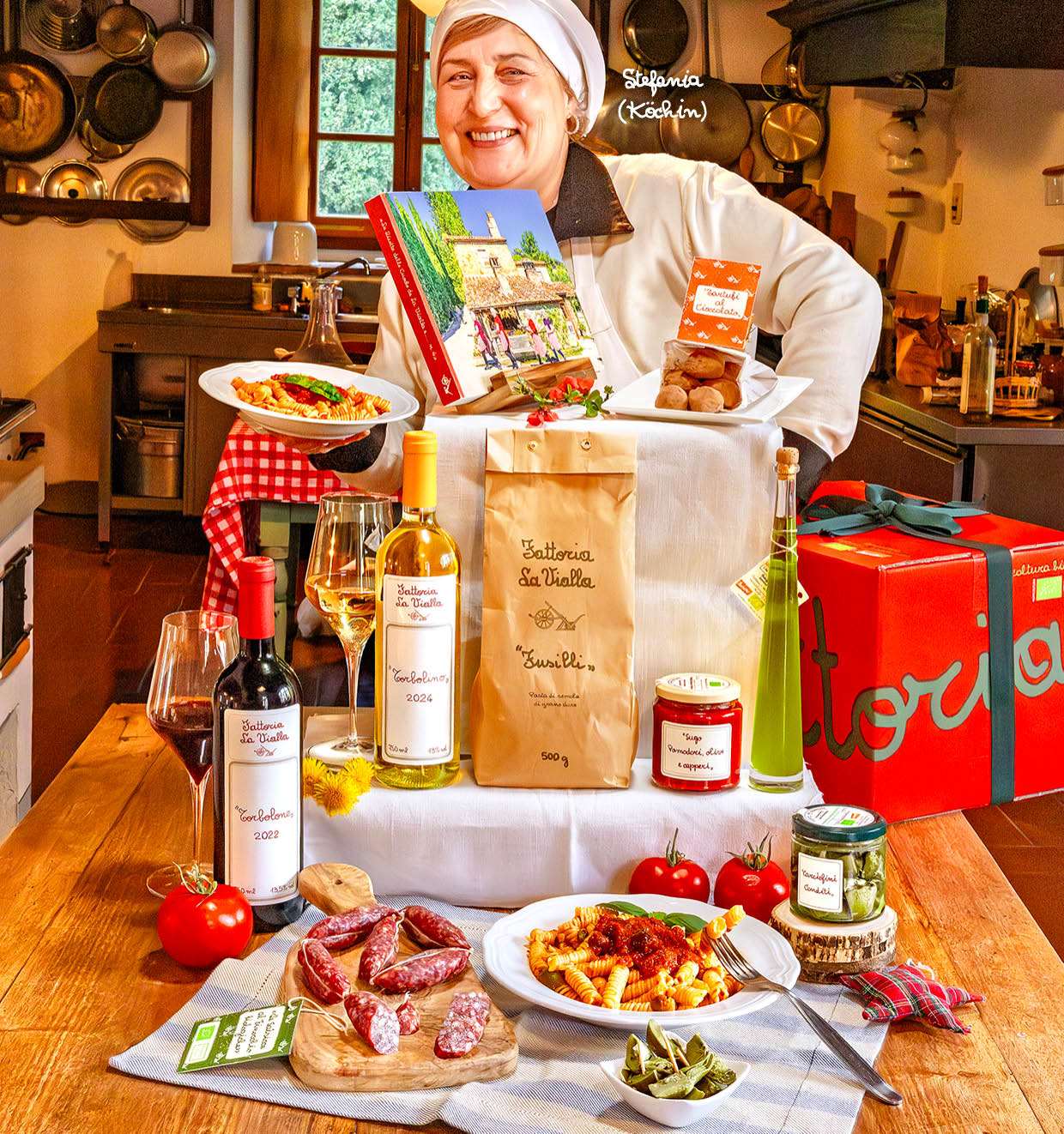 Das Mittagessen ist angerichtet