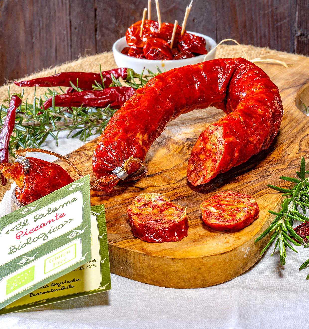 Die pikante Salami