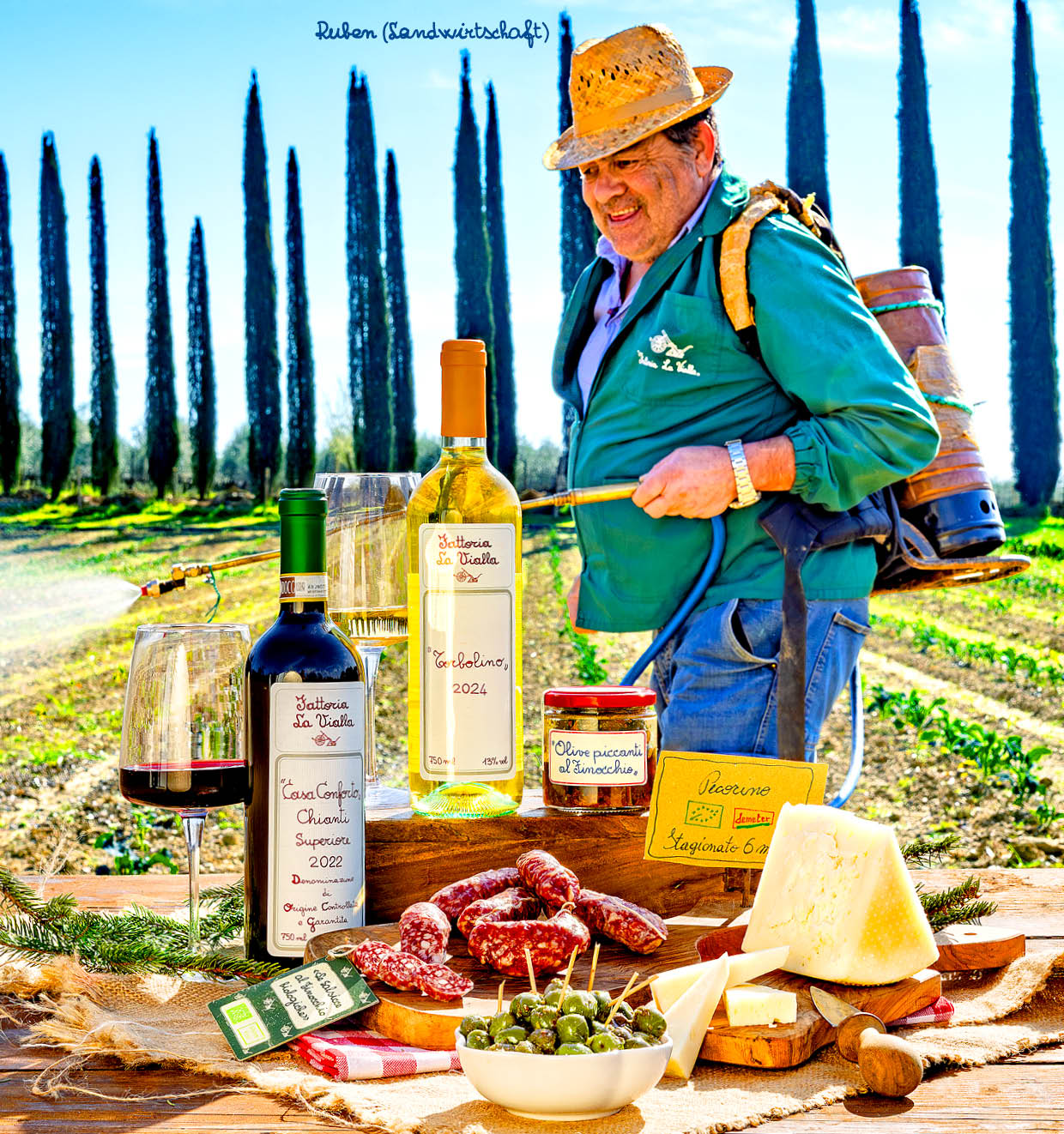 Die Brotzeit des Bauern