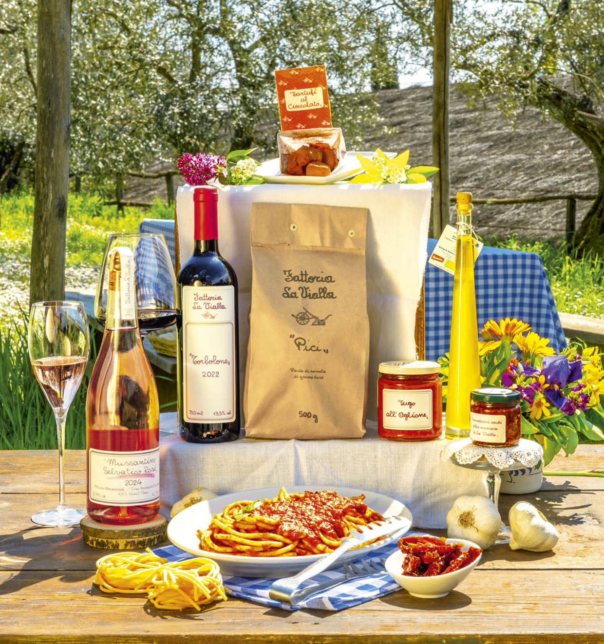 Die Festtafel ist gedeckt!