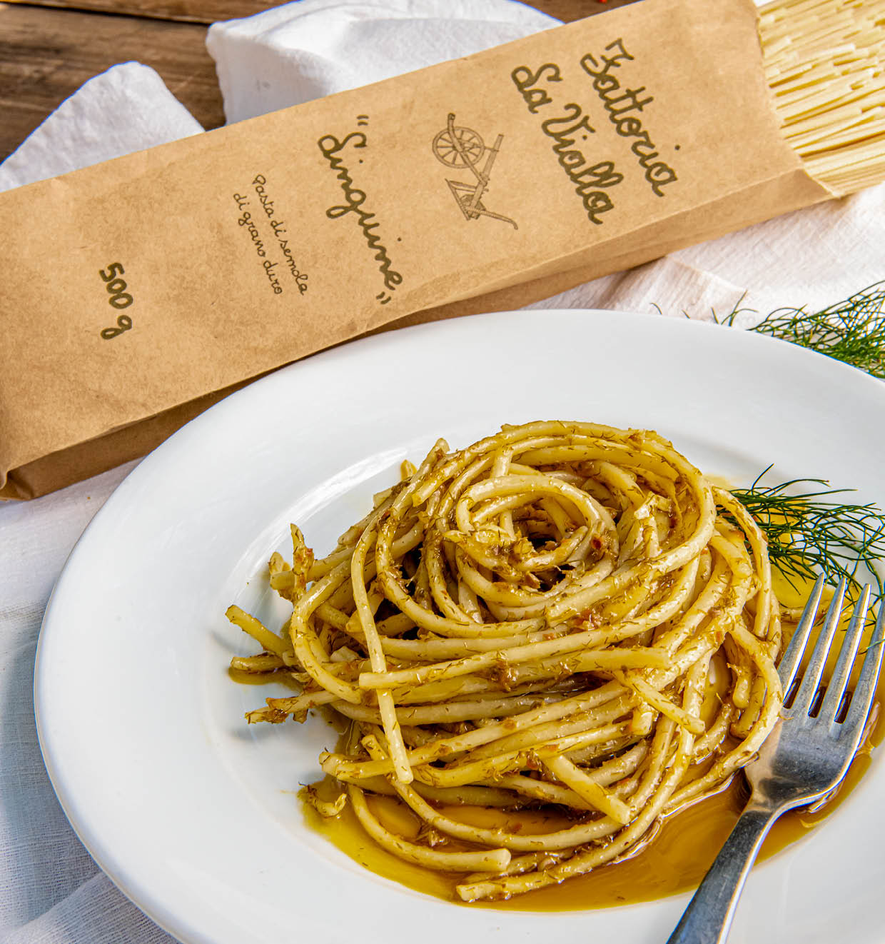 Linguine Box With 6 Bags Of 500 G 17 64 Oz La Vialla
