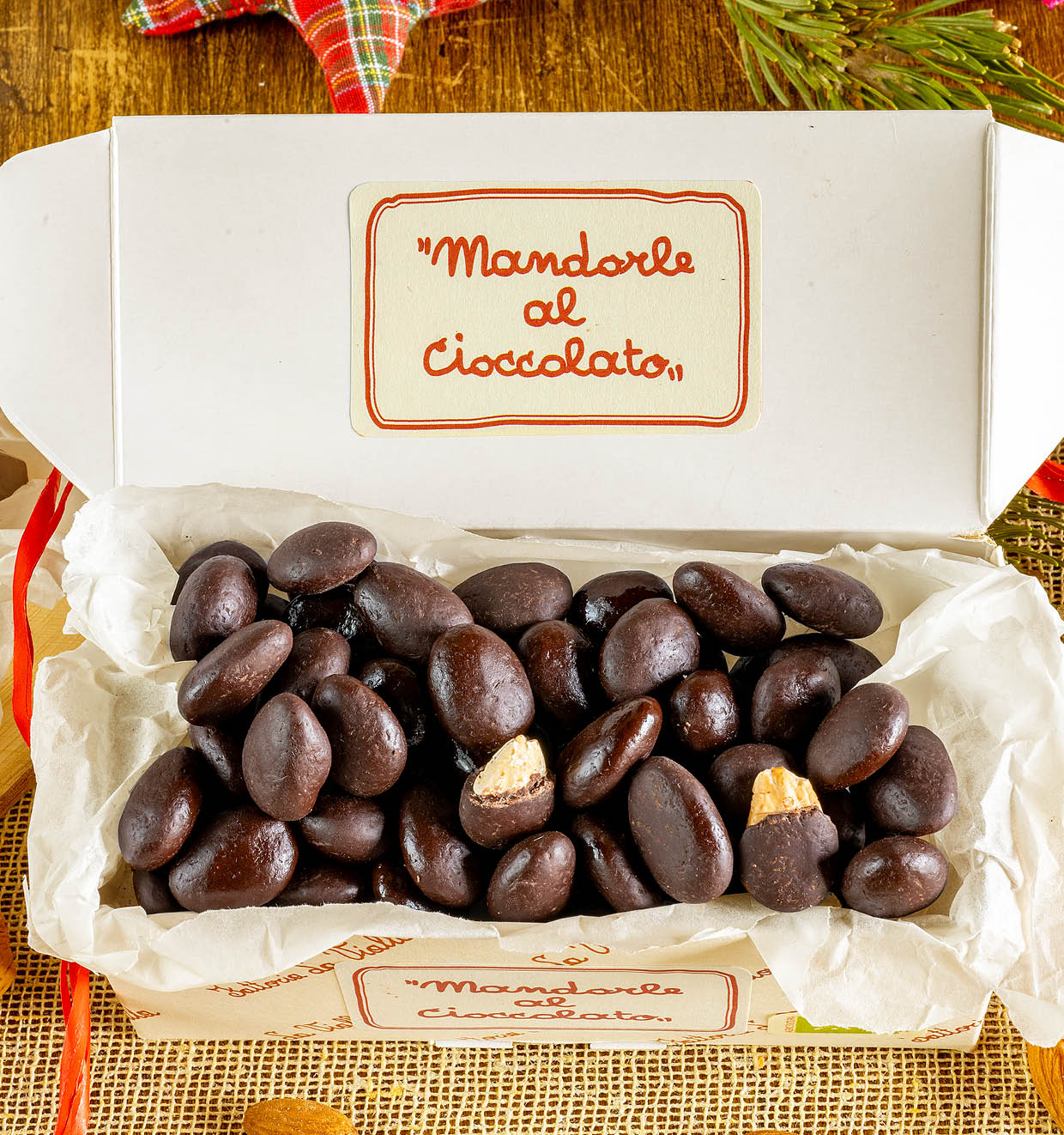 Organic Chocolate Coated Almonds