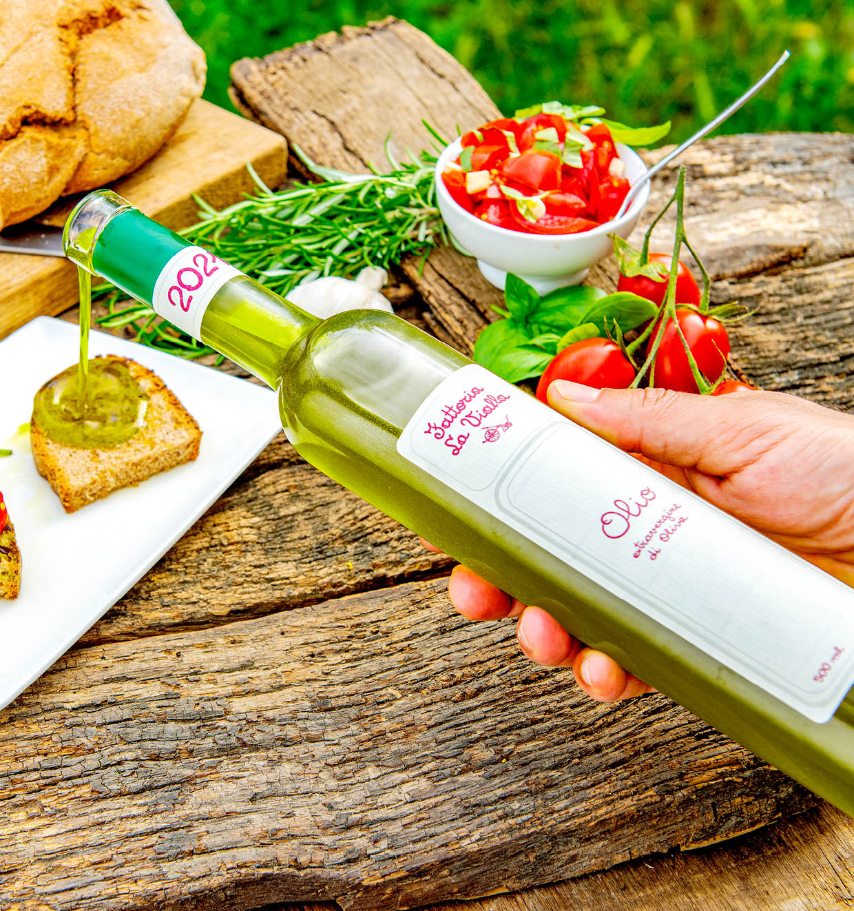 Olivenöl Extravergine 2021 (0,5 l)<br>'La Vialla'