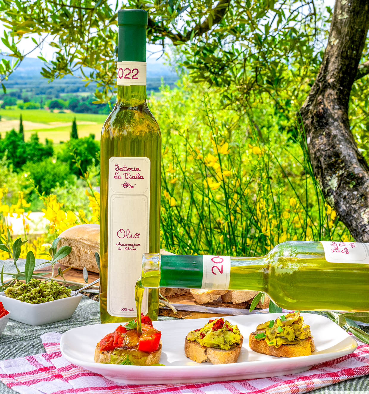 Olivenöl Extravergine 2022 (0,5 l)<br>'La Vialla'
