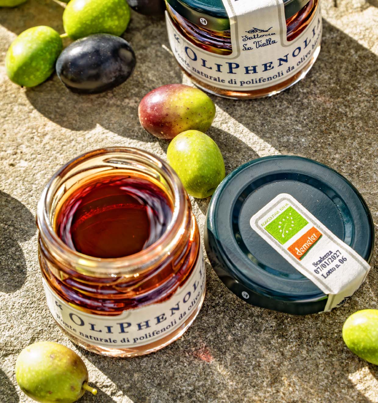 OliPhenolia met druivensap