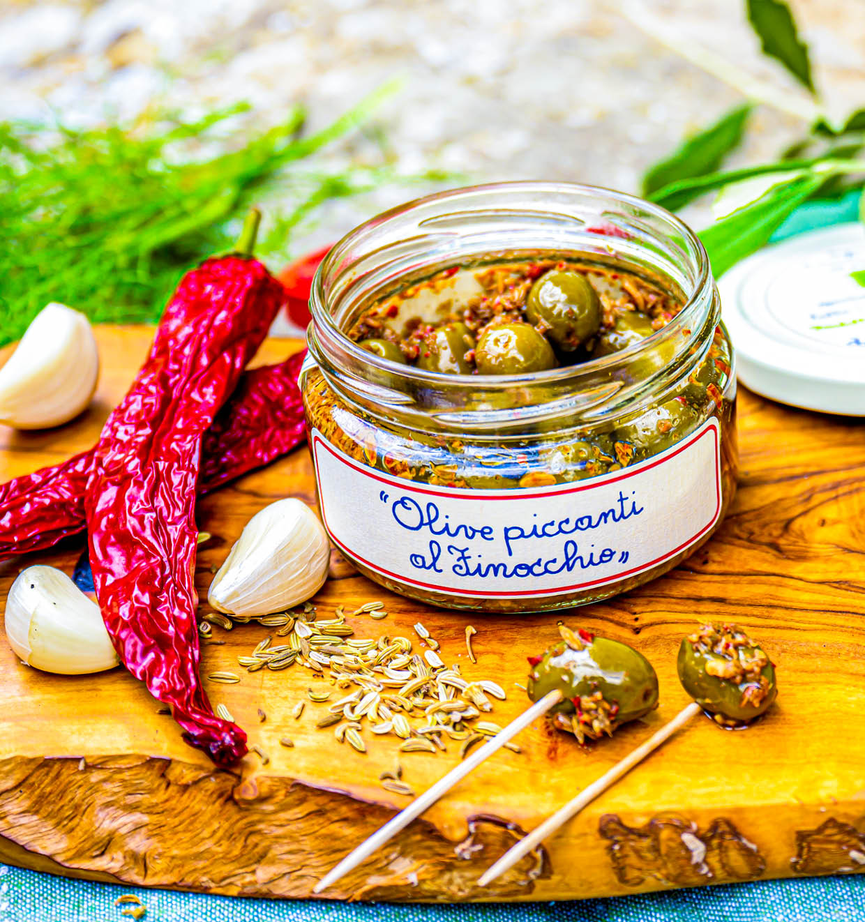 Pikante Fenchel - Oliven