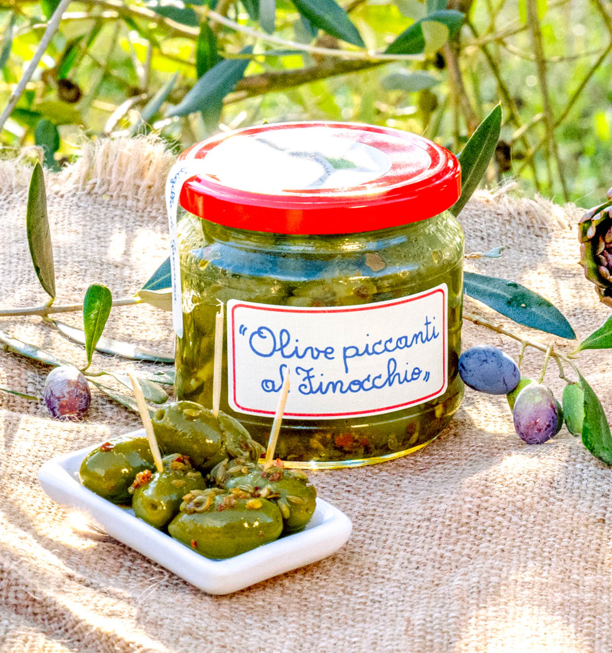 Spicy Olives with Fennel