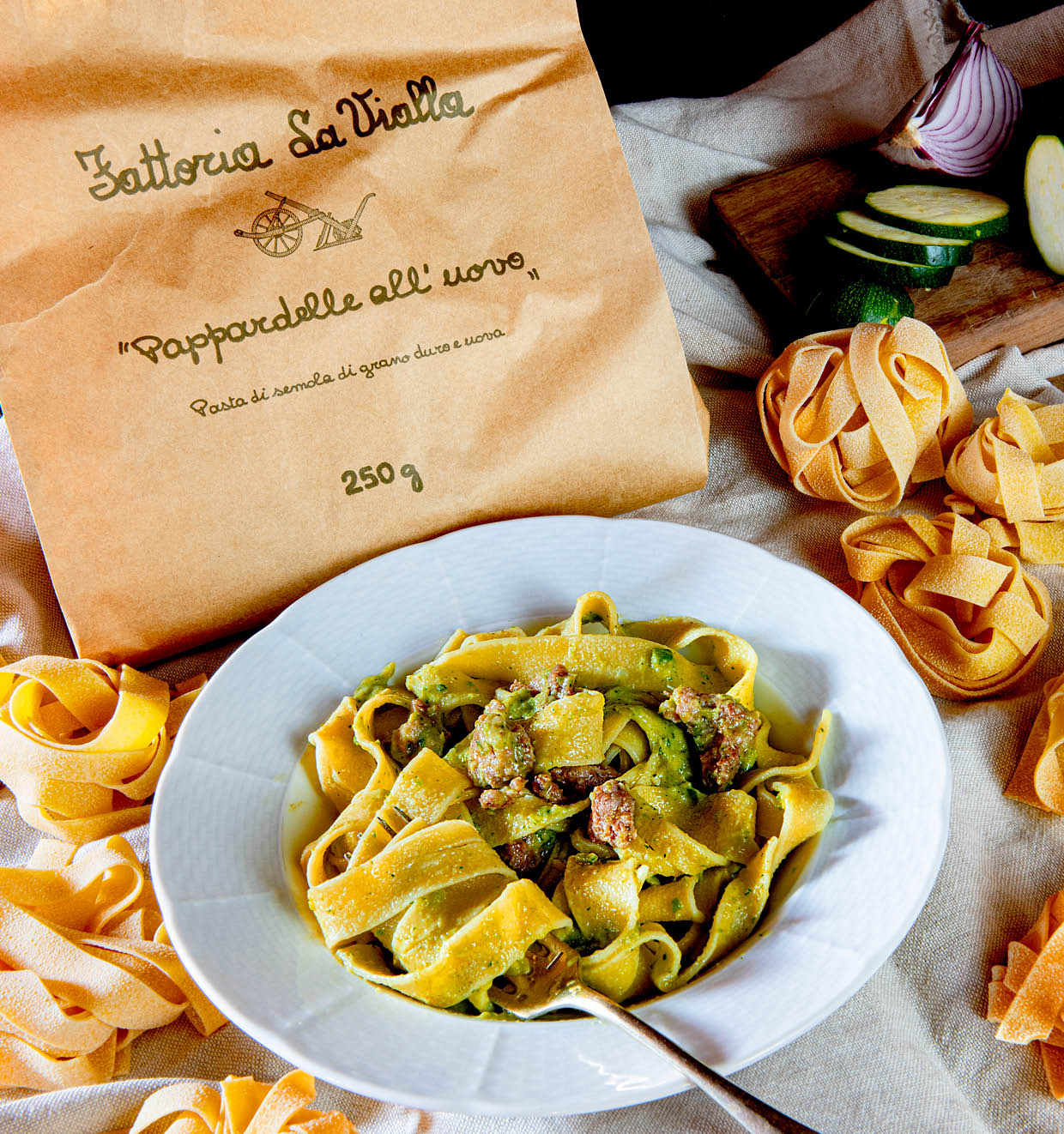 Pappardelle all' uovo