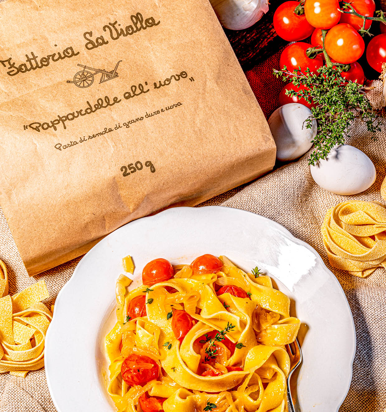 Pappardelle all' uovo