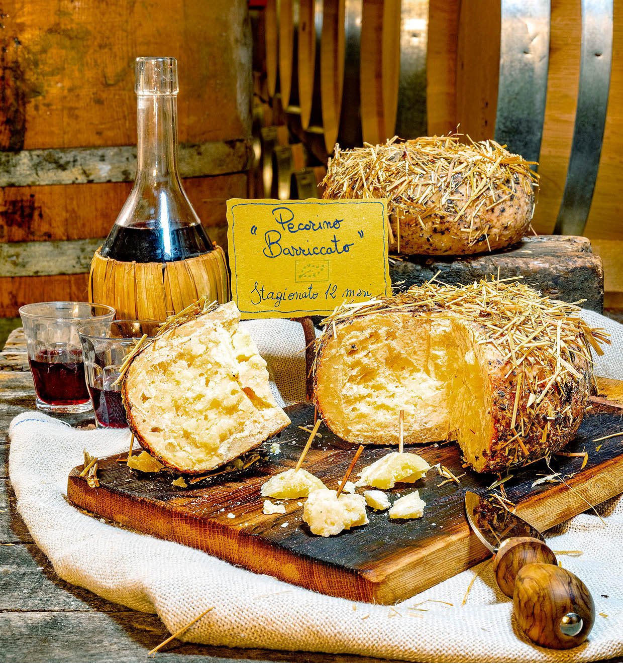 Der Barriquefass-Pecorino