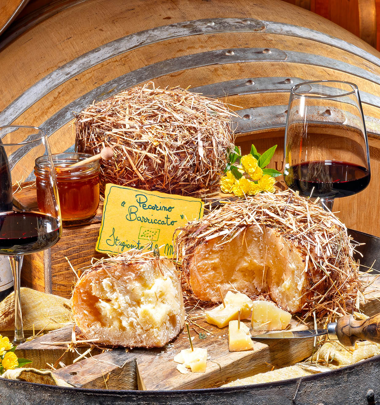 Der Barriquefass-Pecorino