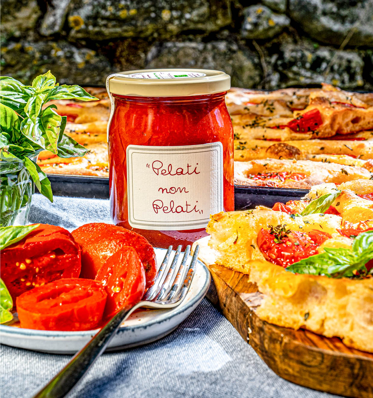 Geschälte Tomaten... nicht geschält