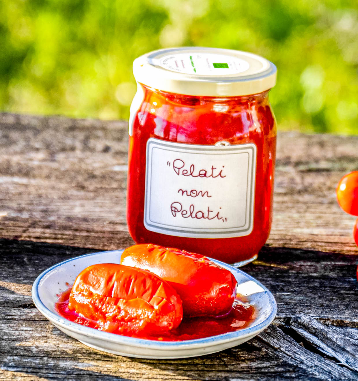Geschälte Tomaten... nicht geschält