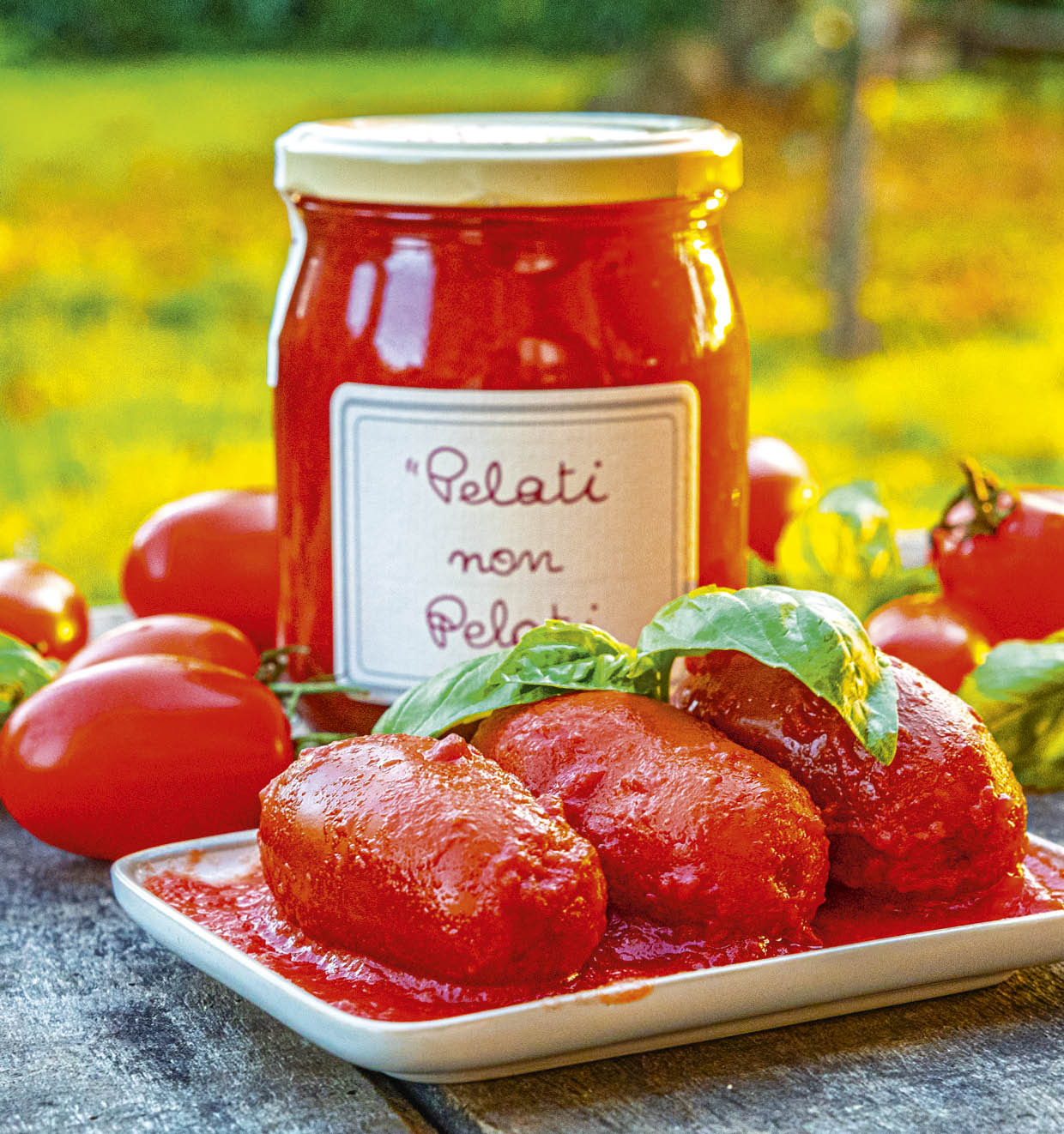 Geschälte Tomaten... nicht geschält