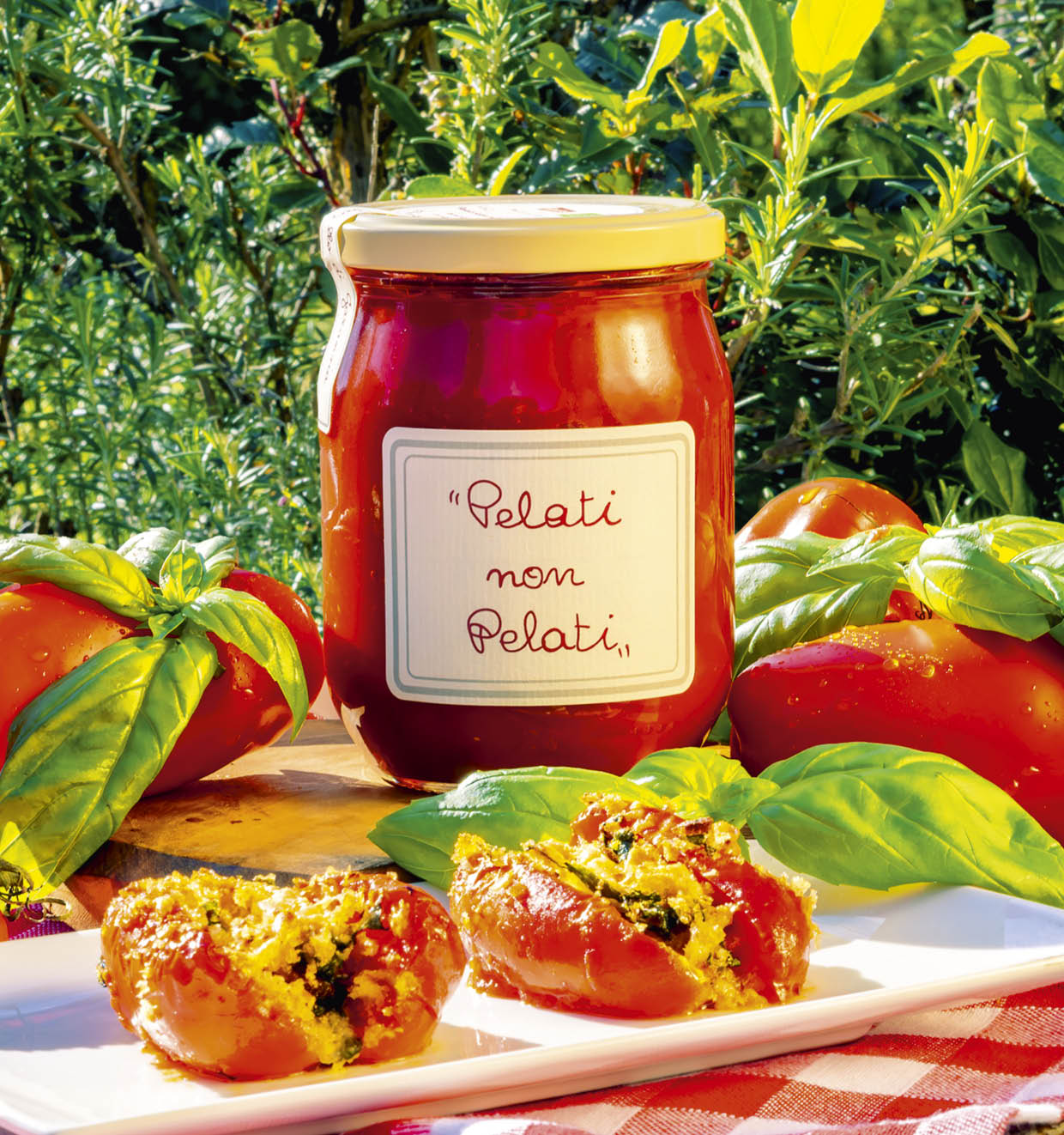 Geschälte Tomaten... nicht geschält