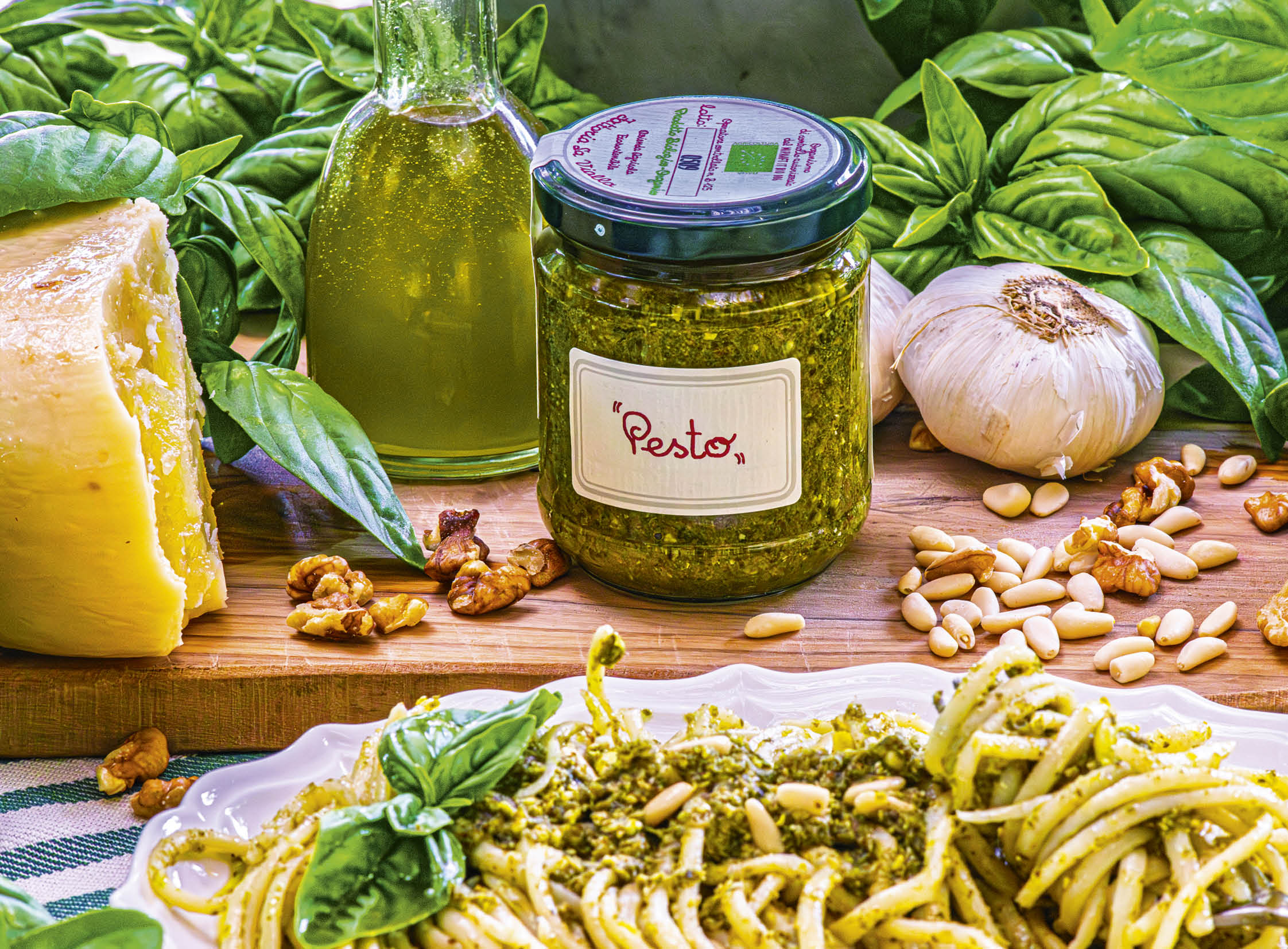 Klassisches basilikumpesto Pesto (Karton mit 4 Gläsern zu 180 g) | La ...