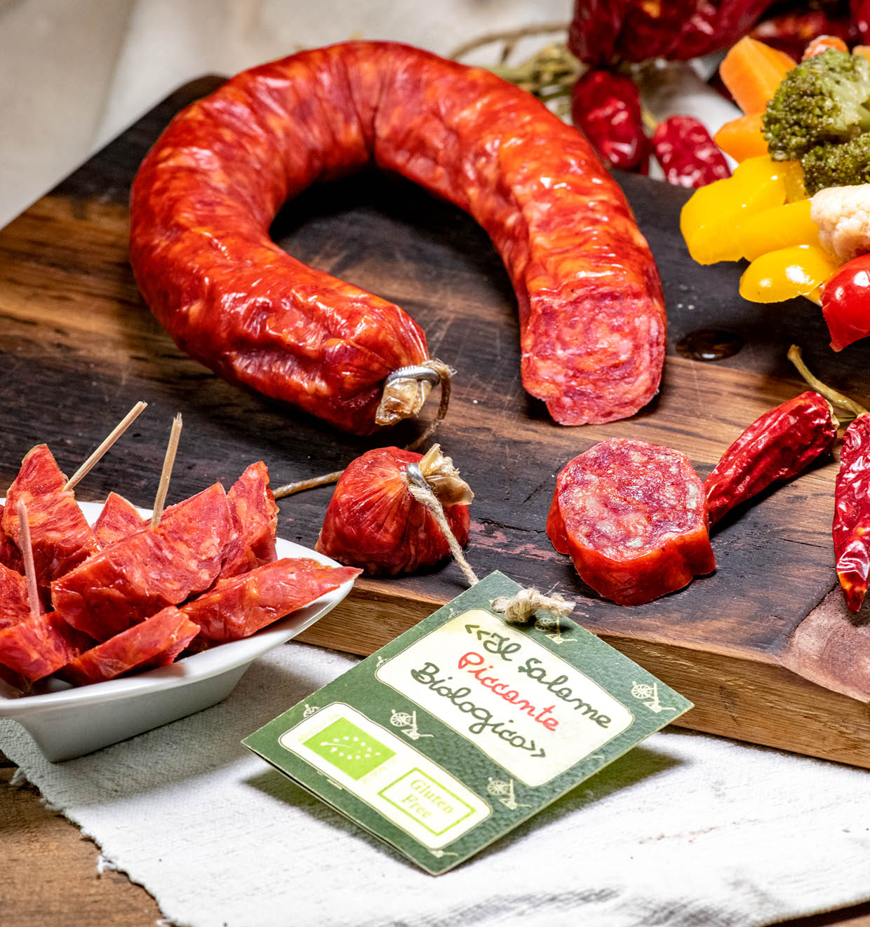 Die pikante Salami