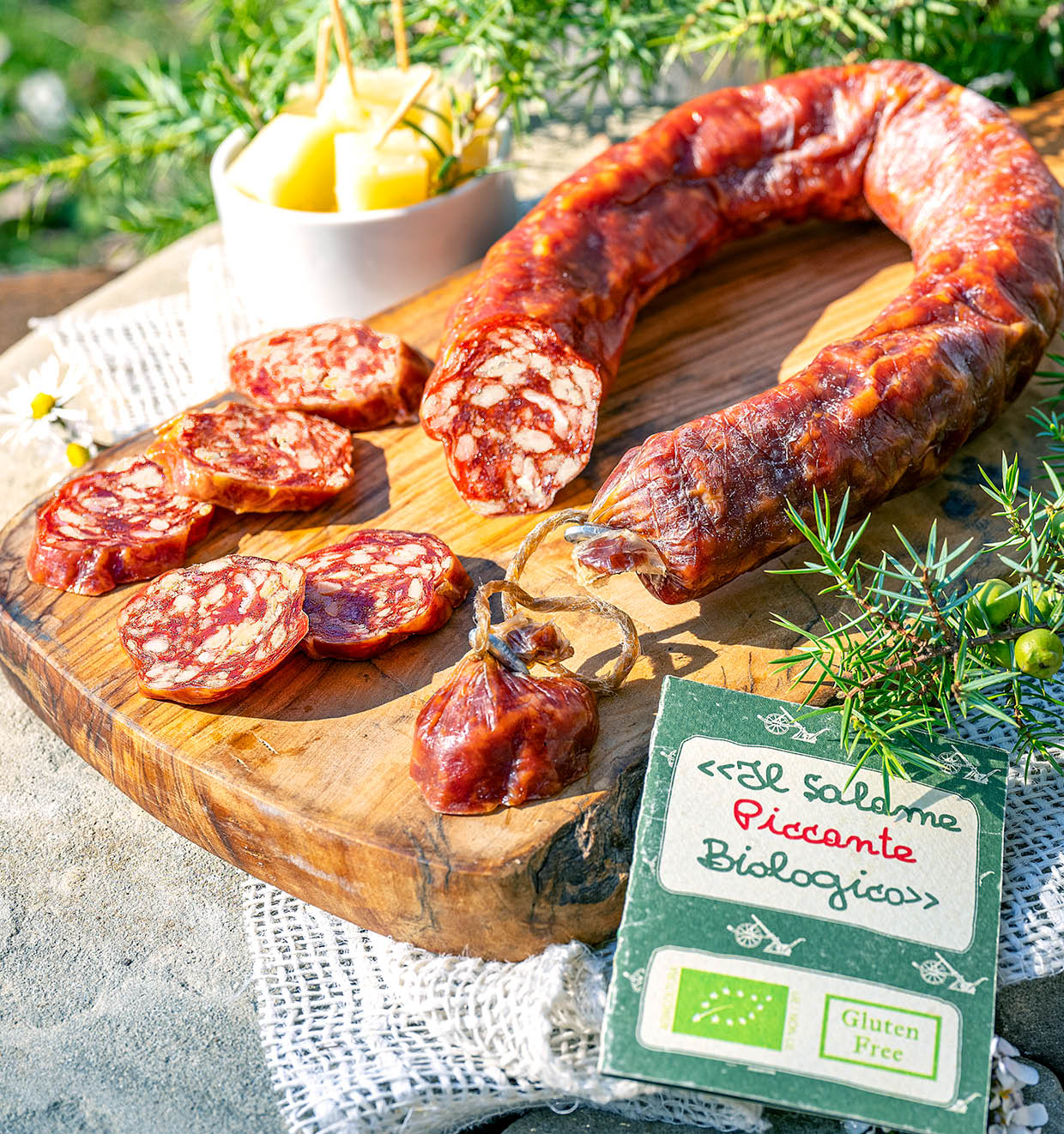 Die pikante Salami