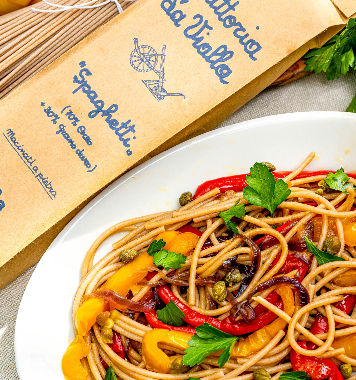 Spaghetti aus Gerste und Hartweizengrieß