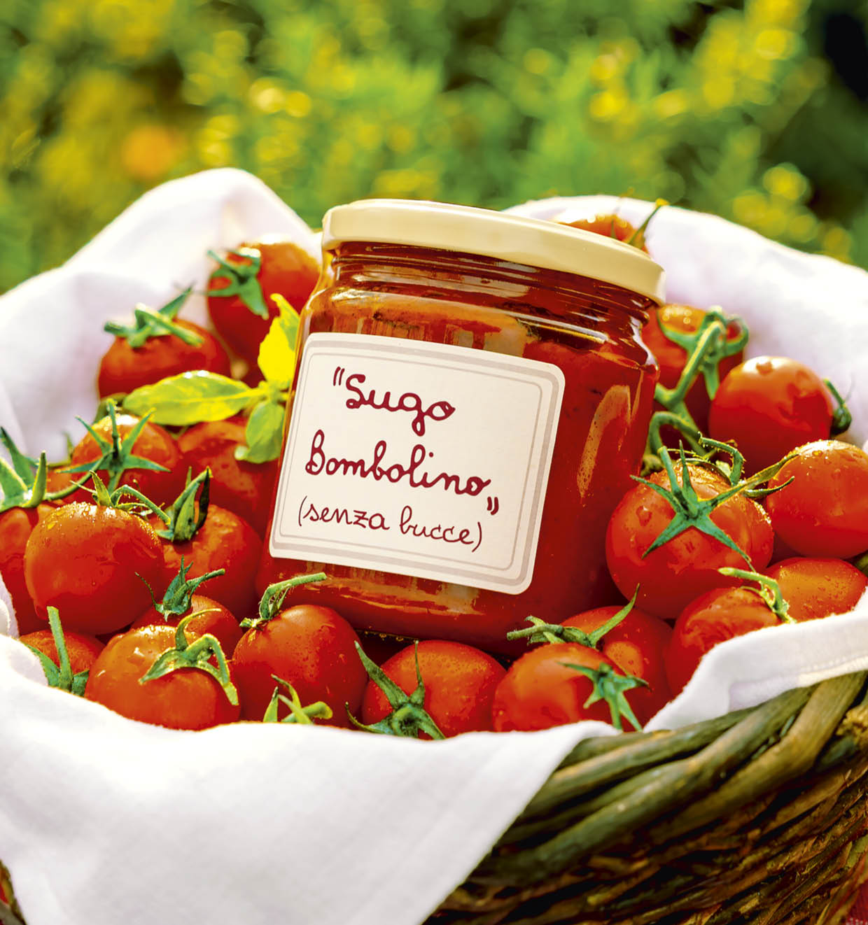 Bombolino-Soße ohne Schalen