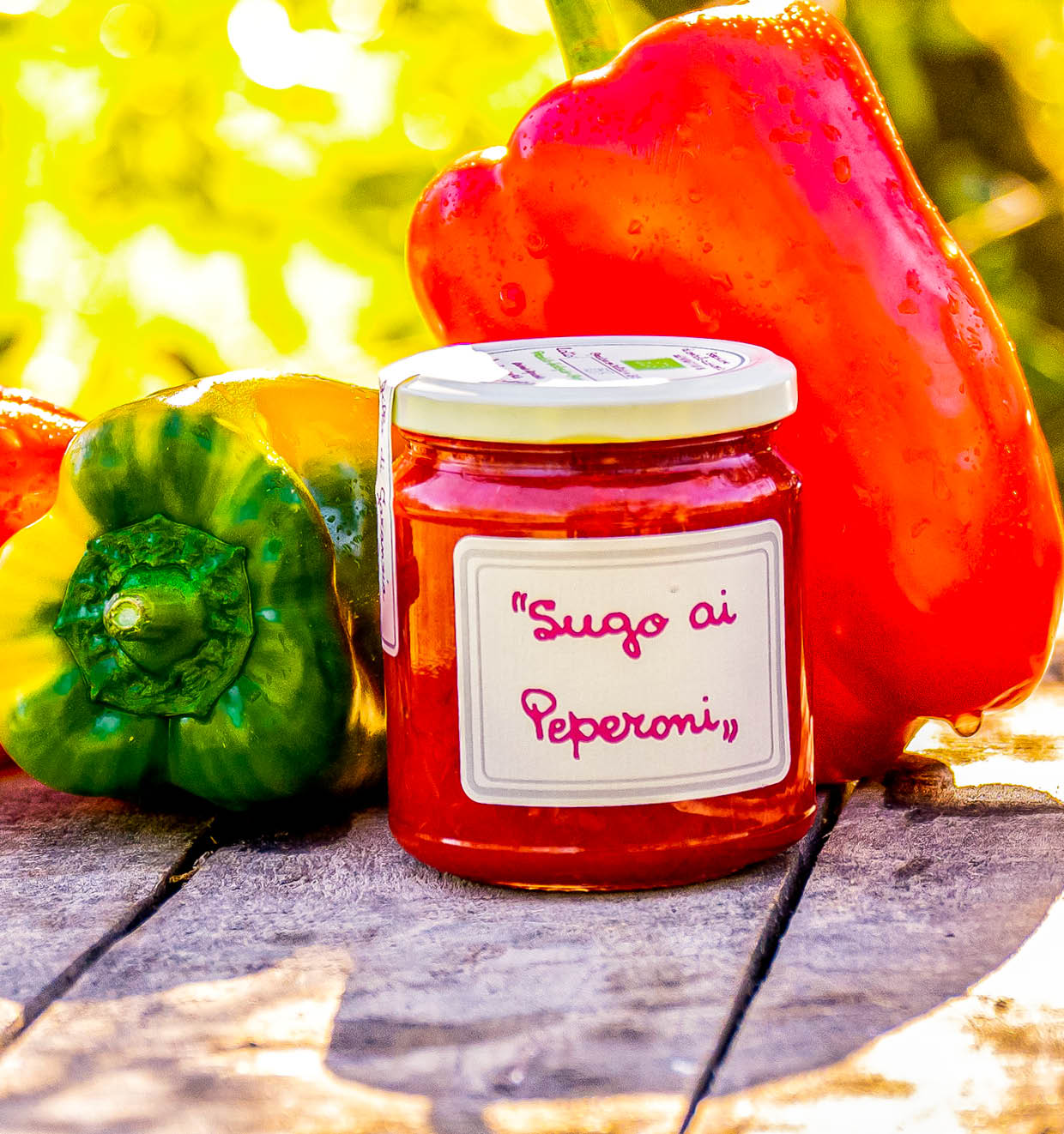 Soße aus Tomaten und Paprikaschoten