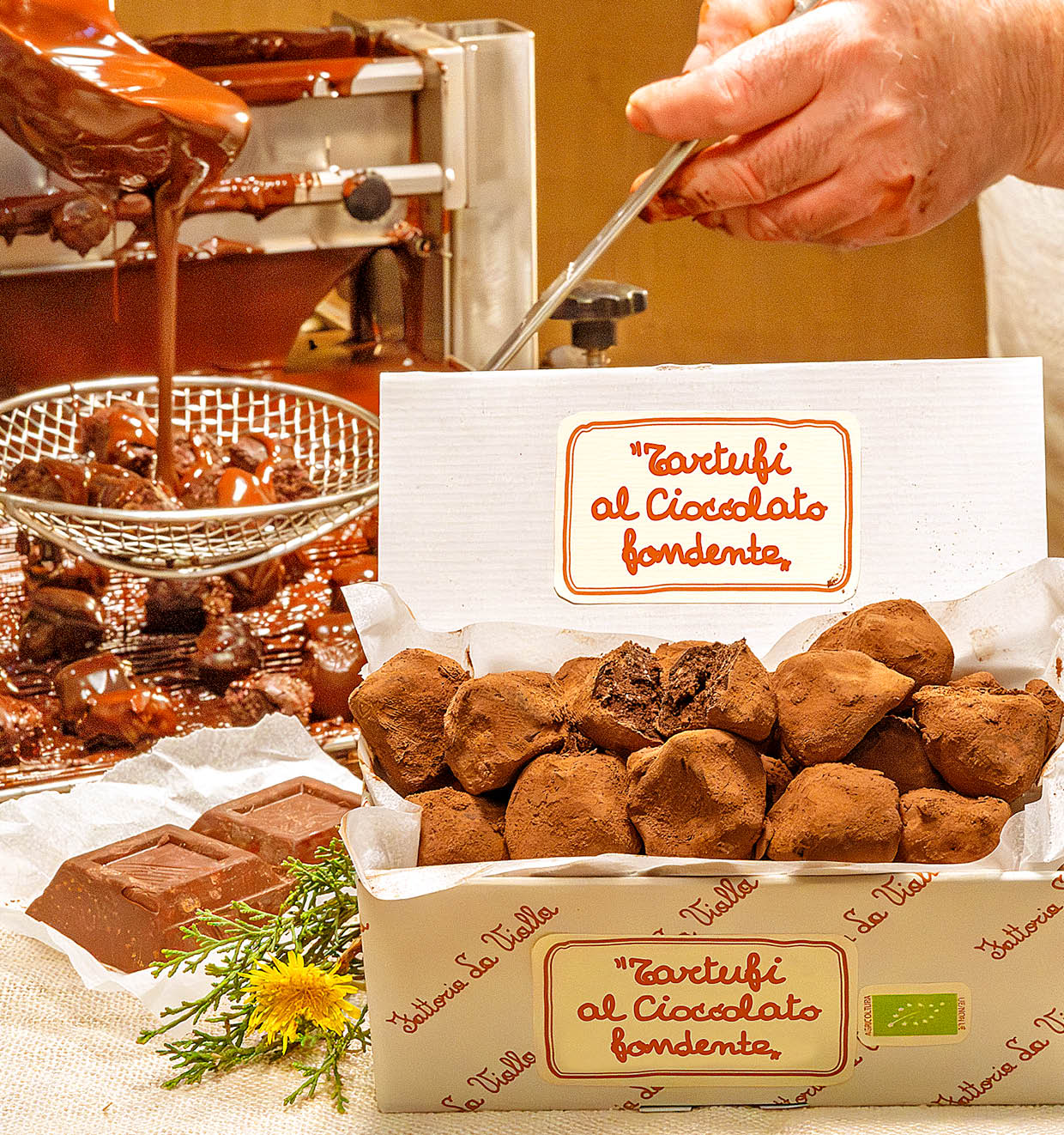 Organic Dark Chocolate Truffles