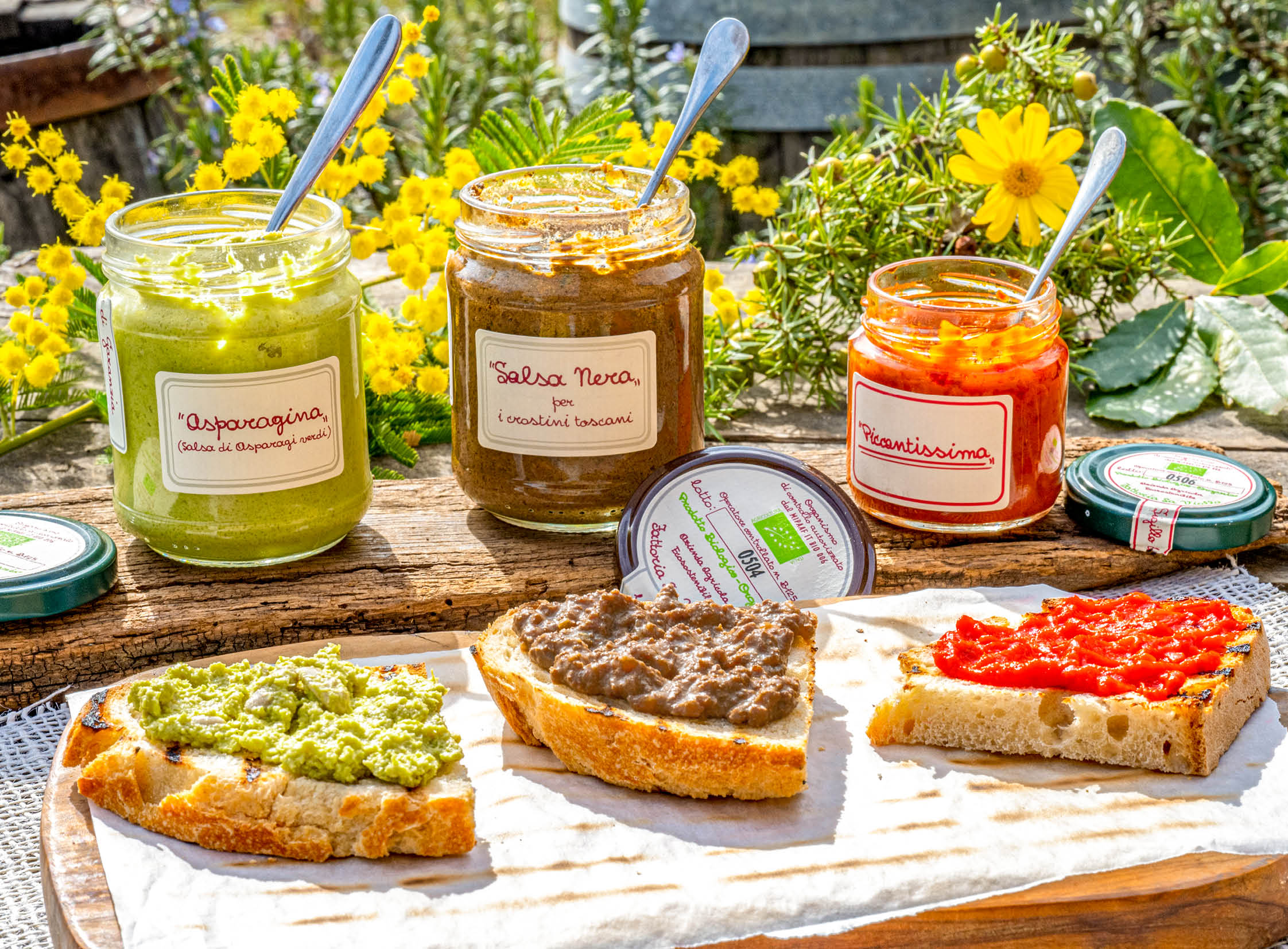 Probierpaket Trio für Bruschetta
