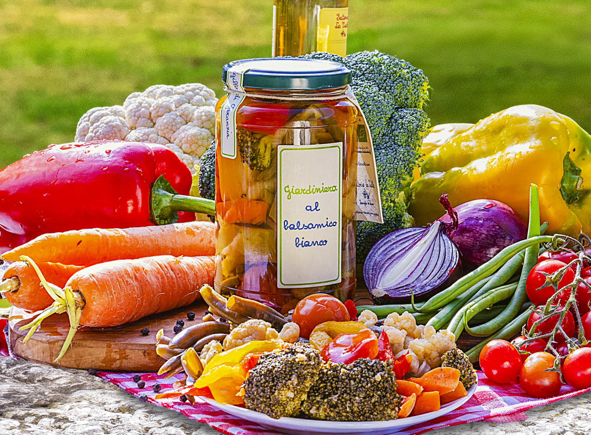 Giardiniera al balsamico bianco