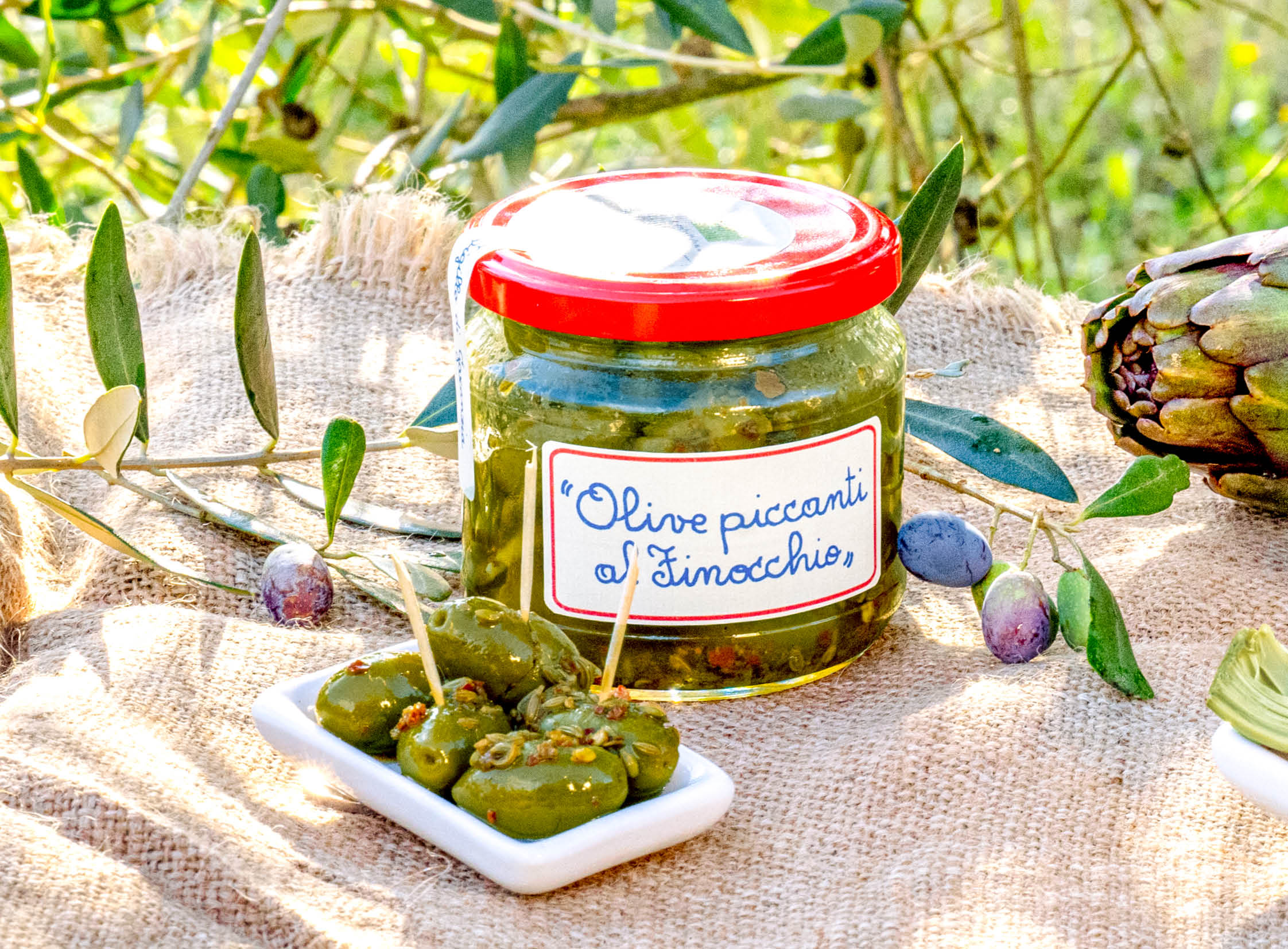Pikante Fenchel-Oliven