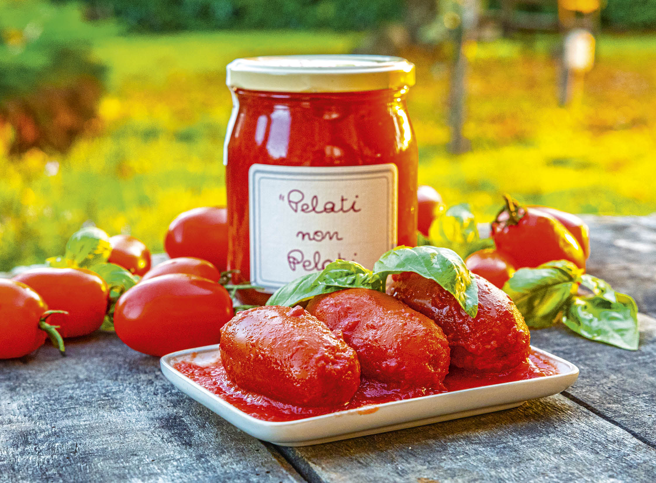 Geschälte Tomaten... nicht geschält
