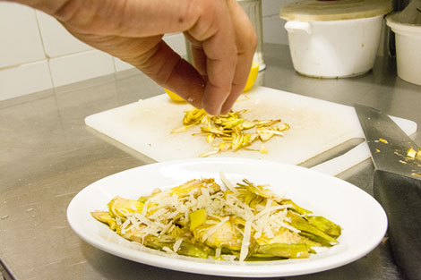 Carpaccio di carciofi | Fattoria La Vialla