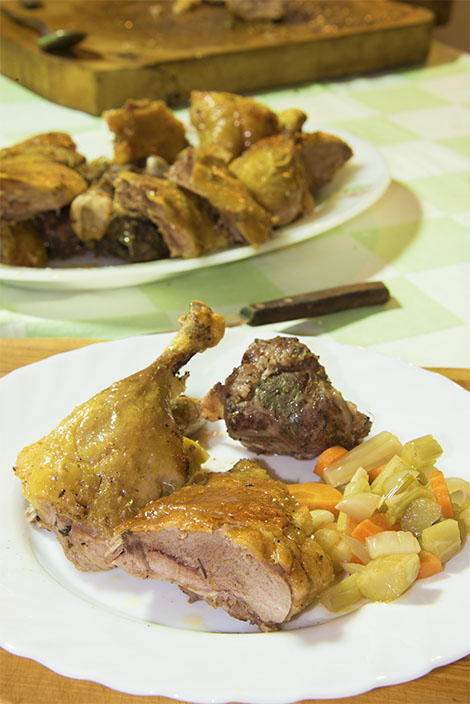 Anatra in porchetta | Fattoria La Vialla