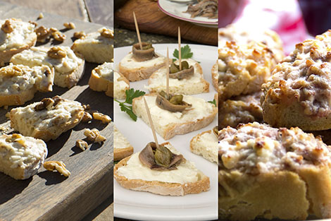 Tris di crostini | Fattoria La Vialla