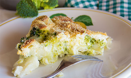 Torta di broccoli e patate | Fattoria La Vialla