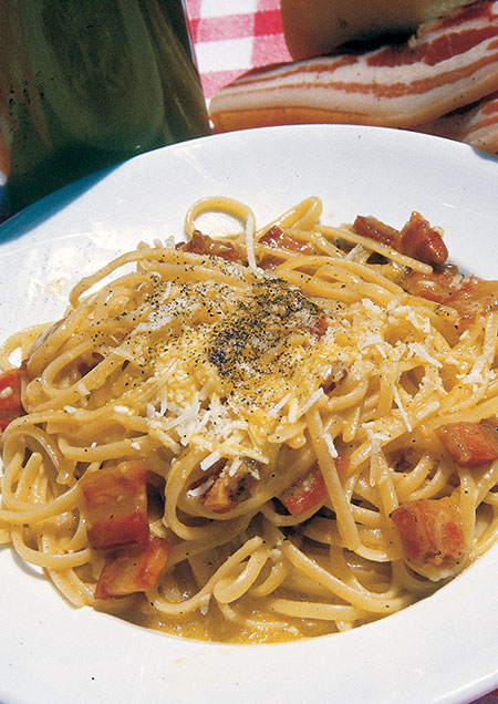 Linguine alla Carbonara | Fattoria La Vialla
