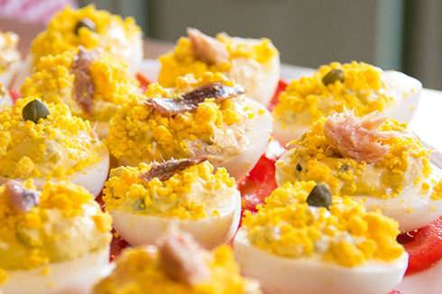 Uova ripiene | Fattoria La Vialla