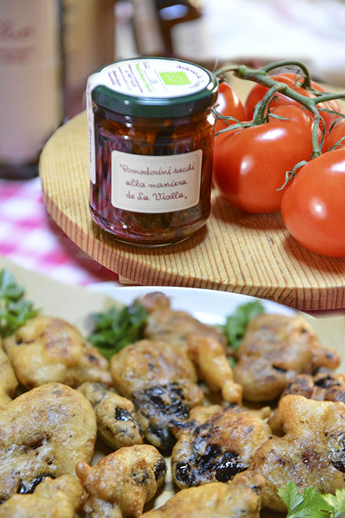 Pomodori secchi fritti | Fattoria La Vialla